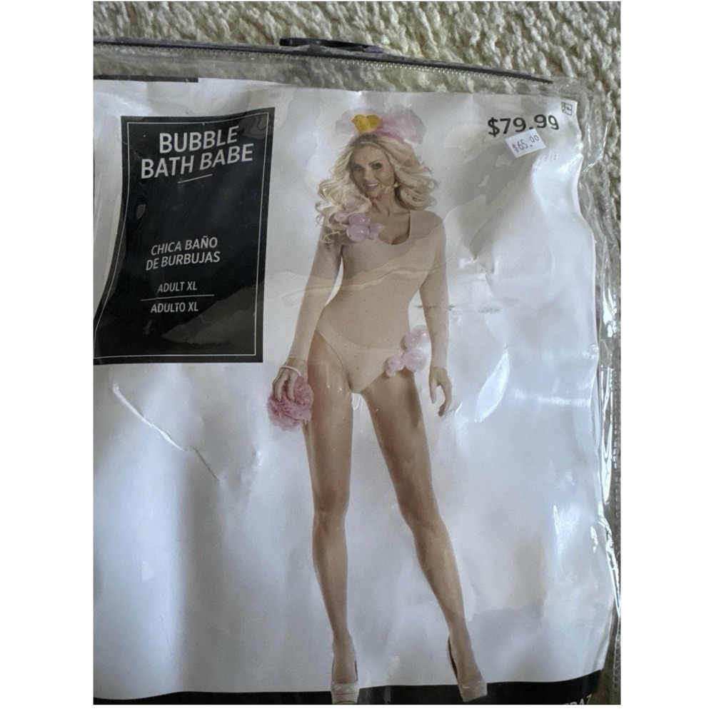 Women's Sexy Bubble Bath Babe  Party‎ King Costume Adult Size Large